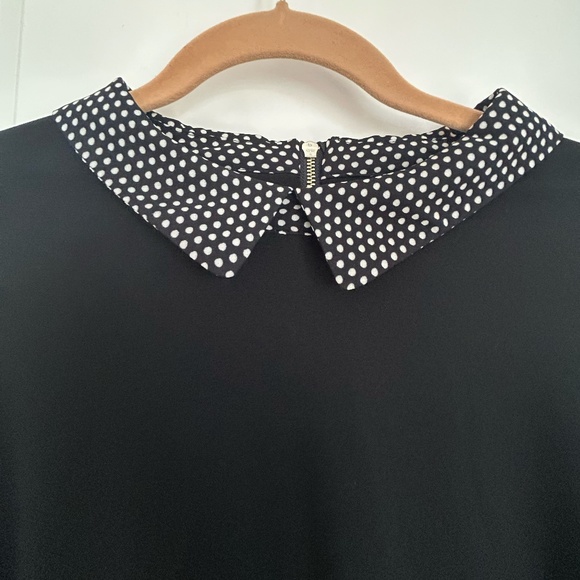 Tommy Hilfiger Black Dress w/Polka Dot Detail - Picture 2 of 9
